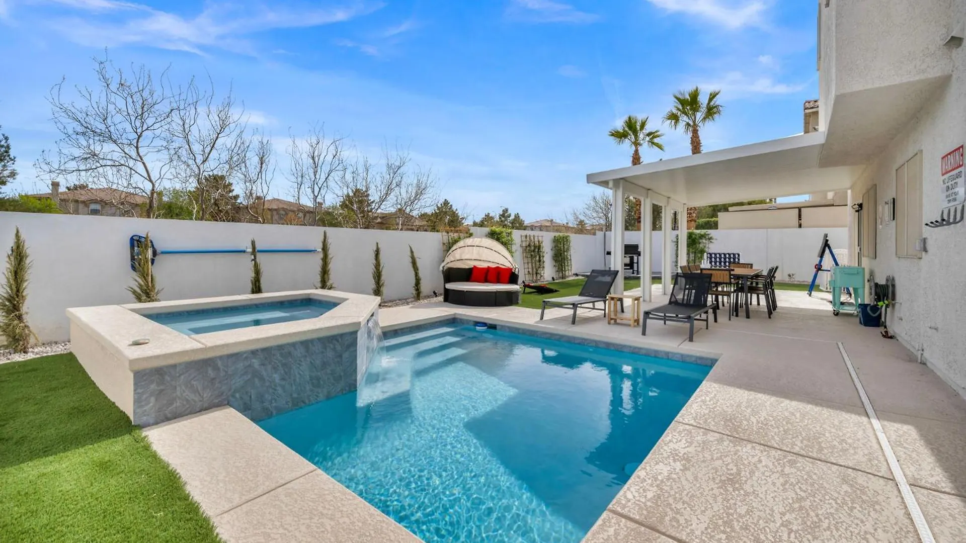 Vegas Haven Pool Spa Game Room location